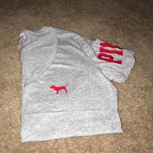 PINK Short Sleeve V Neck Tshirt - NWOT